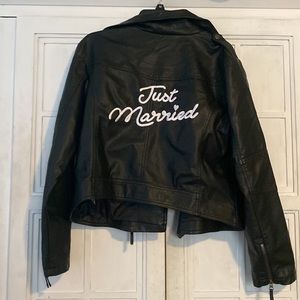 Bridal leather jacket